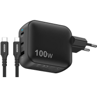 Koop Sitecom 100W GaN Power Delivery Wandoplader + Sitecom USB-C naar USB-C Kabel 2m - 6151124598523